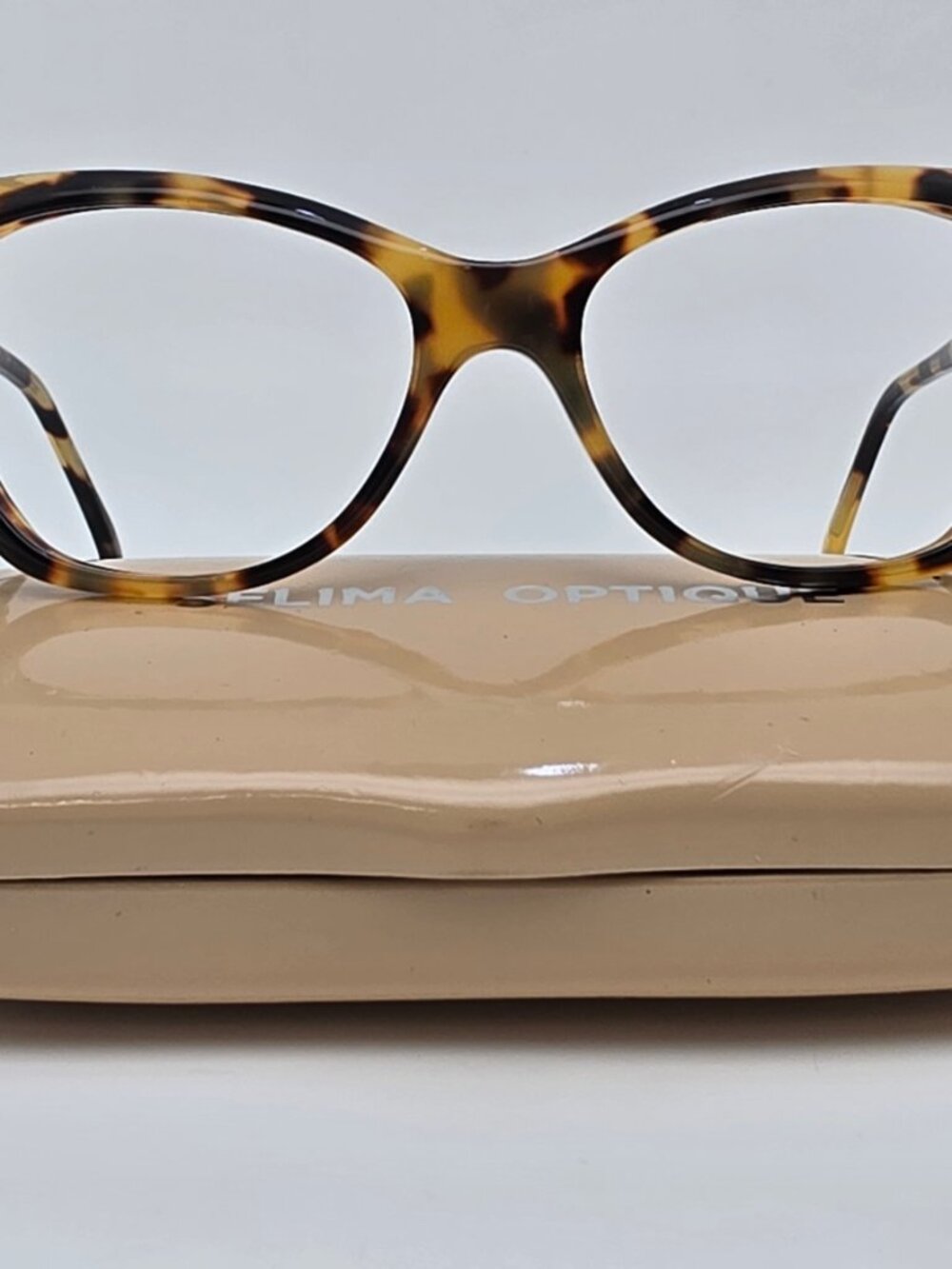 Selima Optique Roxanne E13 Tokyo Tortoise Cat Eye Eyeglasses Frame w Case France